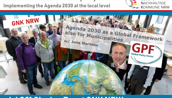 GNK NRW, Agenda 2030 as a Global Framework also for Municipalities