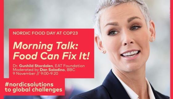 Food Can Fix It - Nordic Pavillon, Morning Talk.2 (COP23)