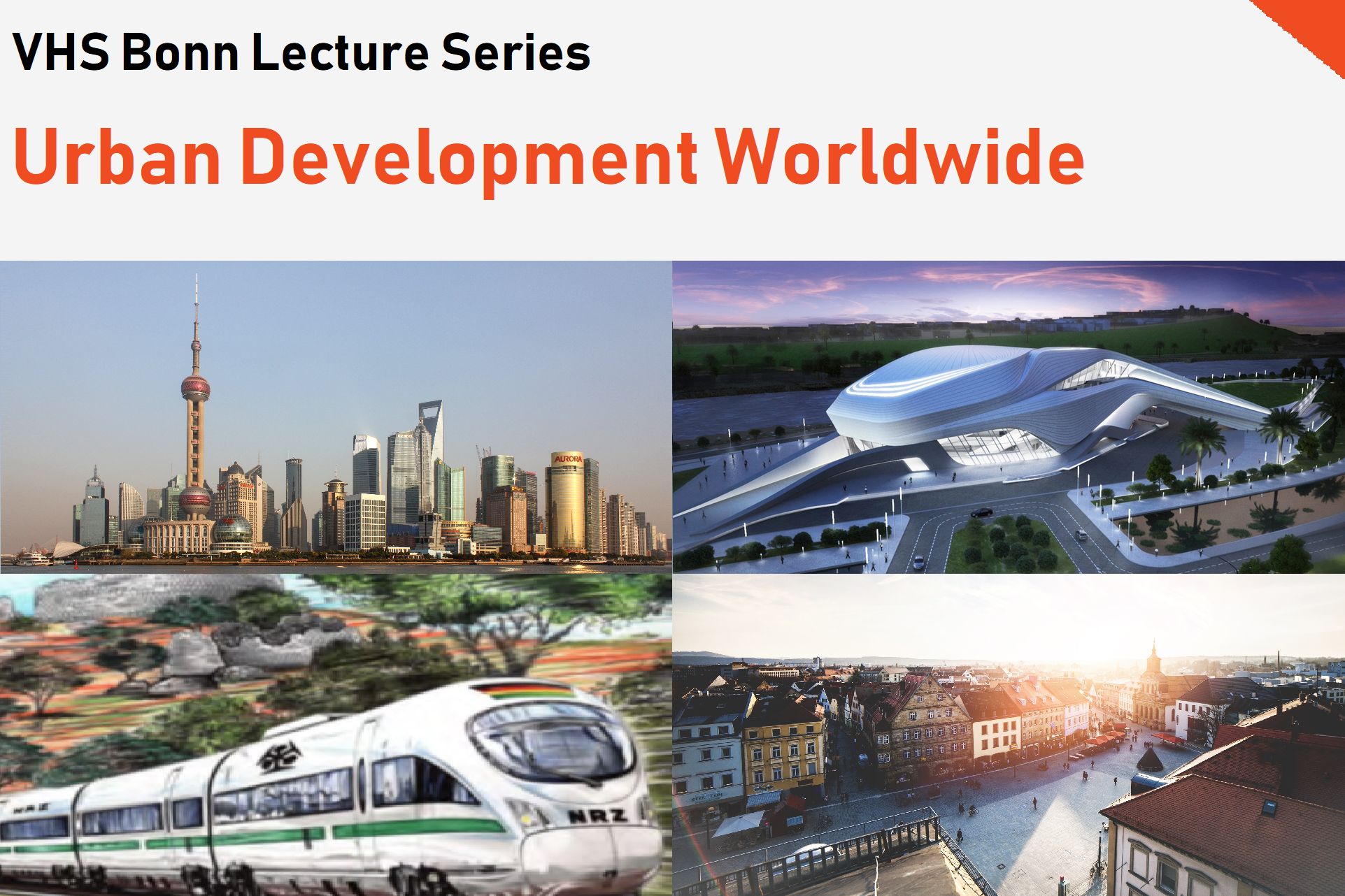 Urban Development Wordlwide - VHS Bonn Lecture Series