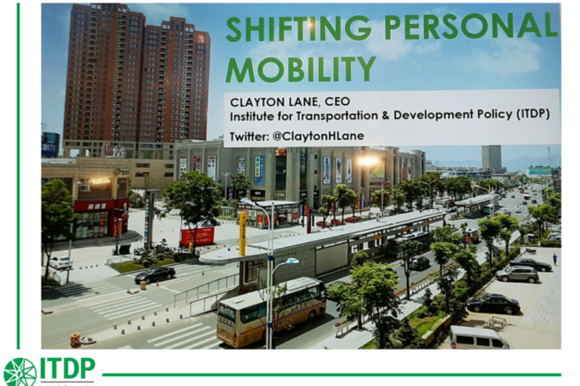 Shifting Personal Mobility, COP23 Transport Event