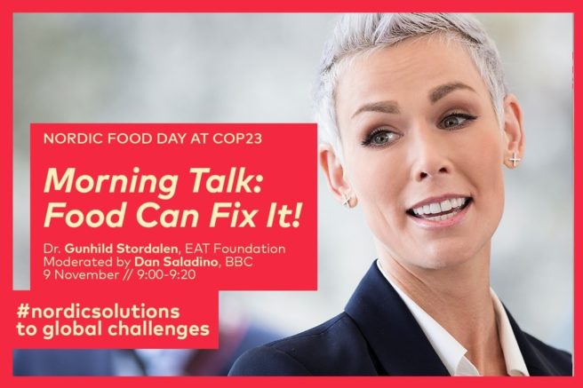 Food Can Fix It - Nordic Pavillon, Morning Talk.2 (COP23)